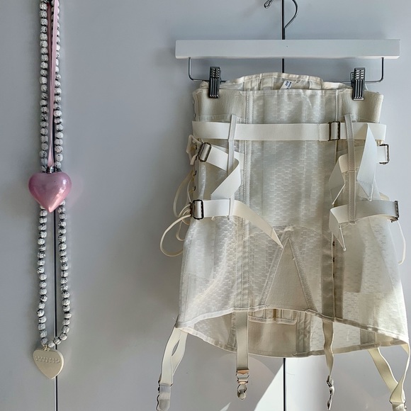 CAMP Vintage Corset Girdle Garters Shaper Style No. 29775 33" White - Picture 5 of 17